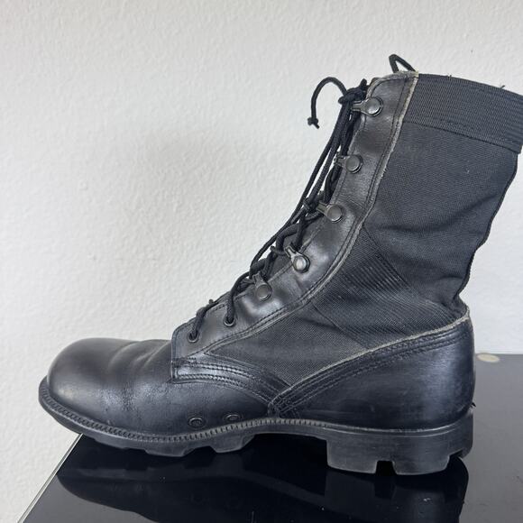Vintage RO-Search Spike Protective Military Jungle Boots sz 9R BLK - Picture 11 of 16